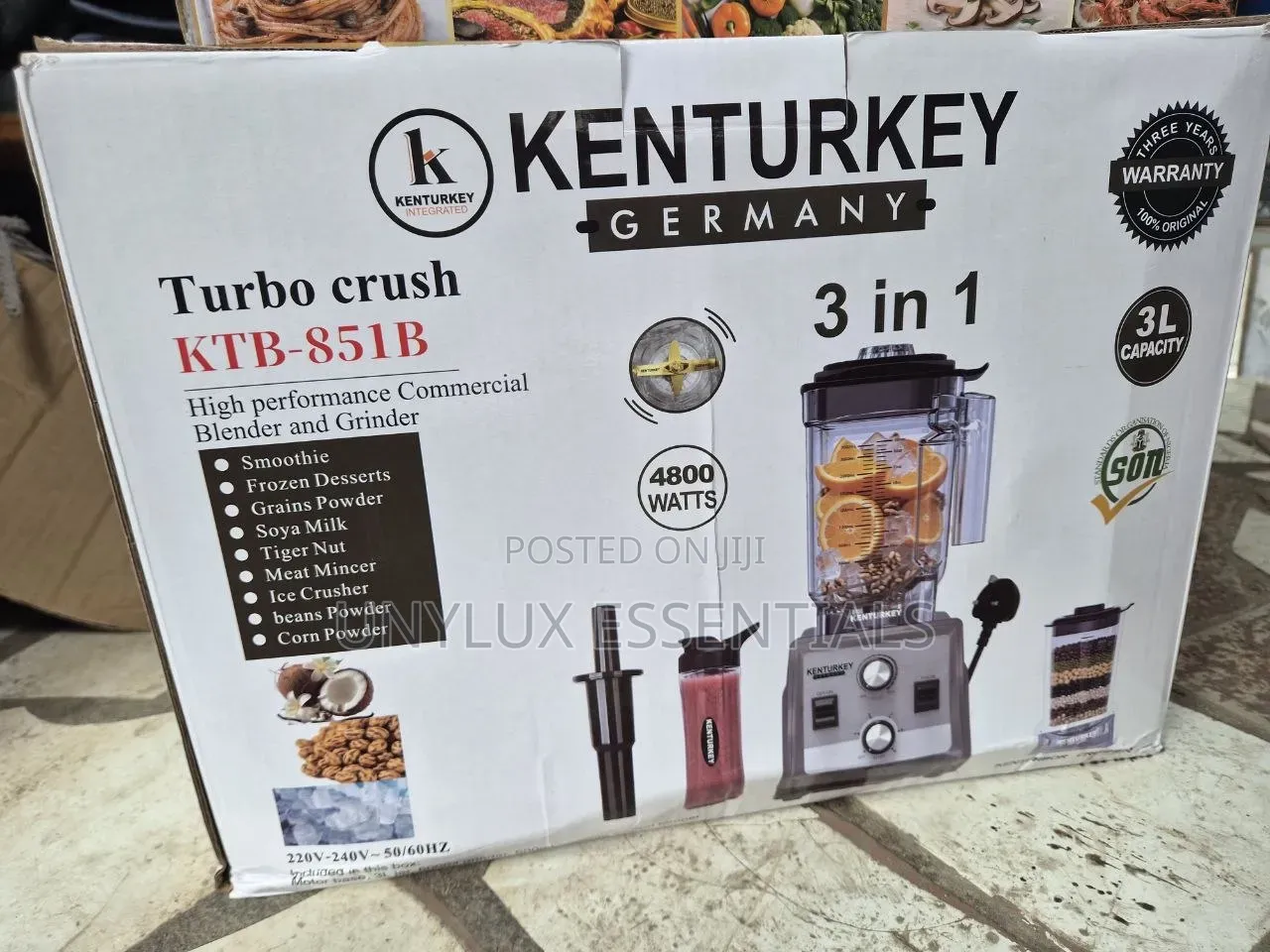 3in1 Kenturkey Turbo Crush Blender