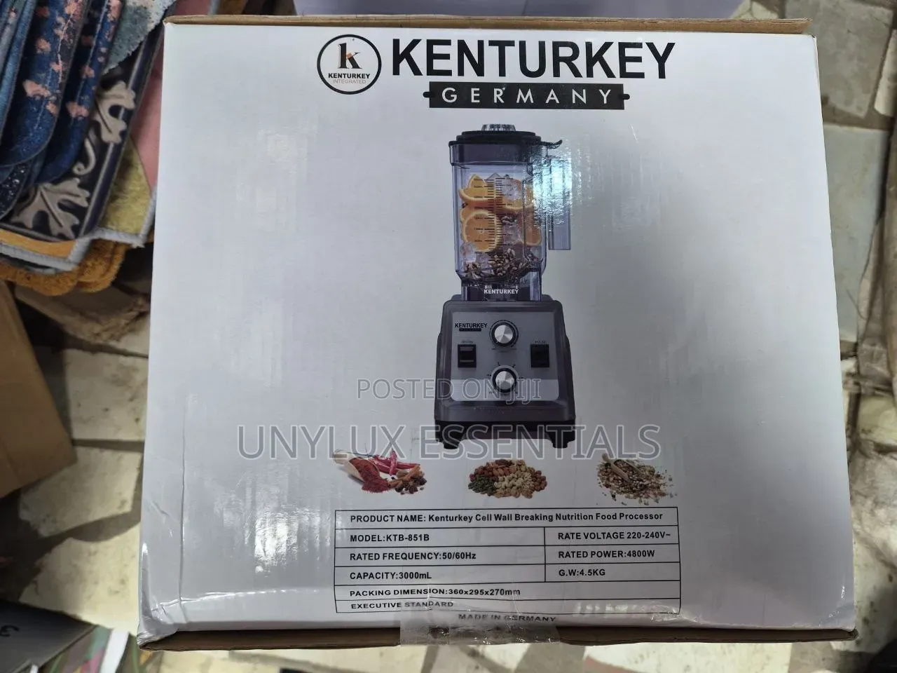 3in1 Kenturkey Turbo Crush Blender