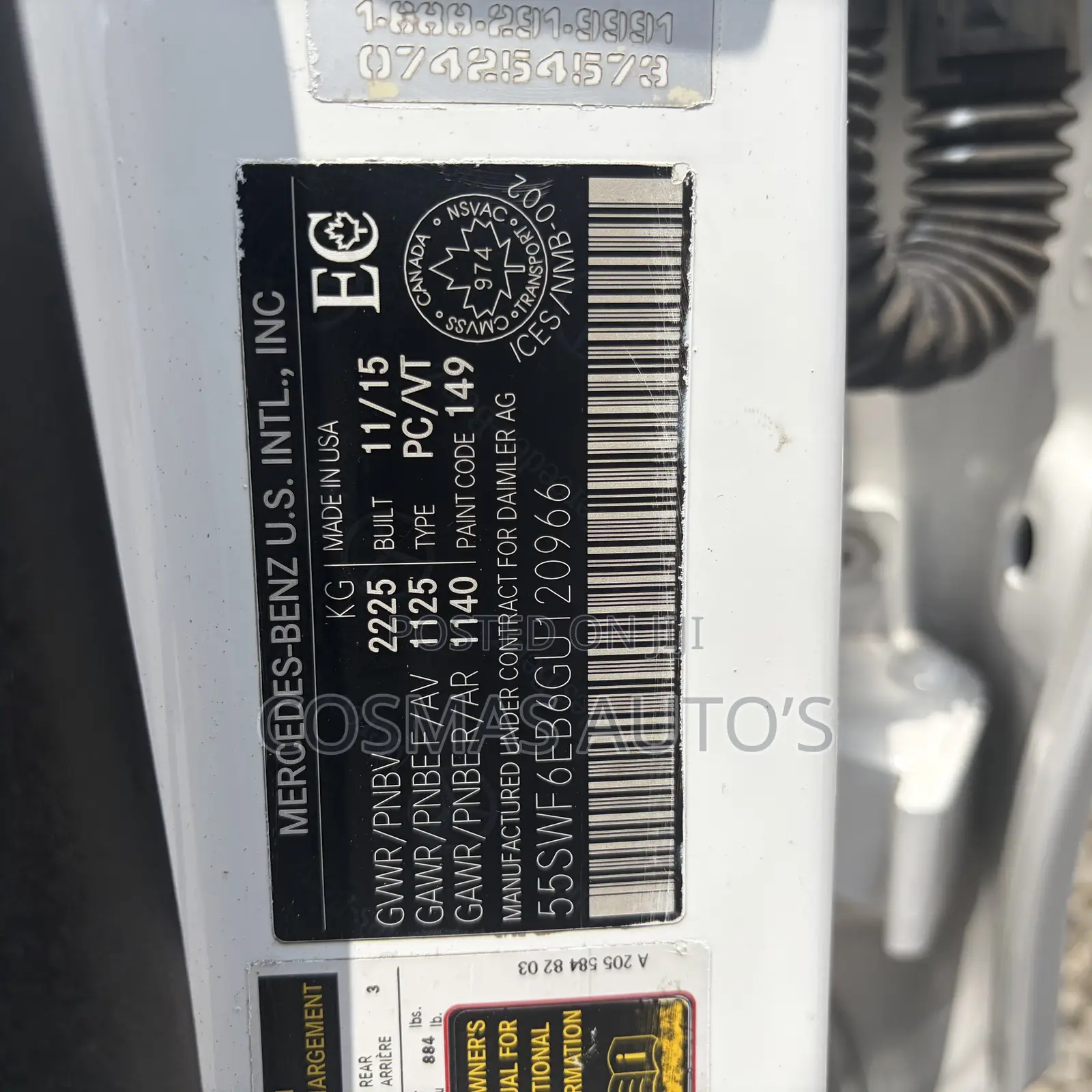 Mercedes-Benz C450 2016 White