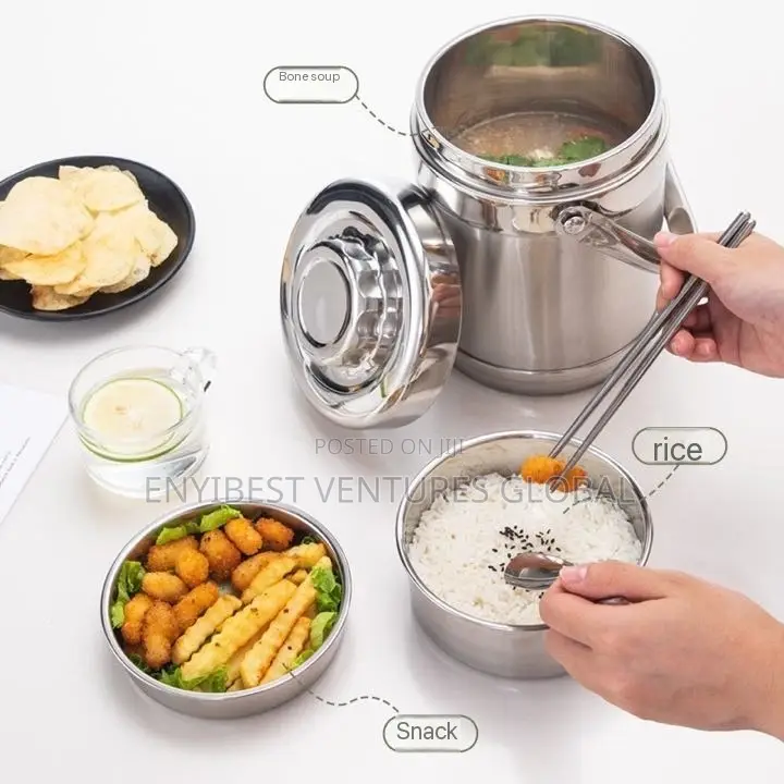 Thermos Insulated Stainless Steel Flask (Food Flask 002)