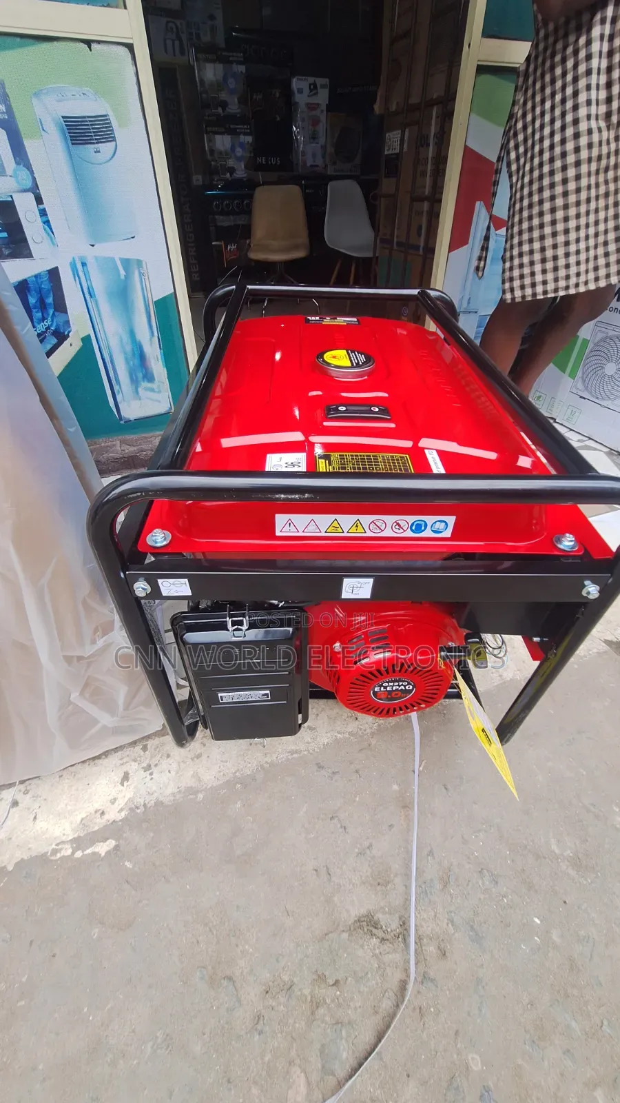 Brand New Elepaq Generator 7kva Full Copper With Key Battery