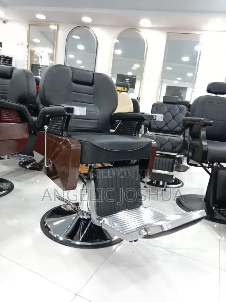 Brown Mix Barber Chair