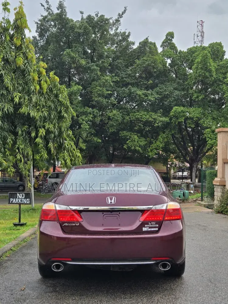 Honda Accord EX-L V-6 4dr Sedan (3.5L 6cyl 6A) 2014 Red
