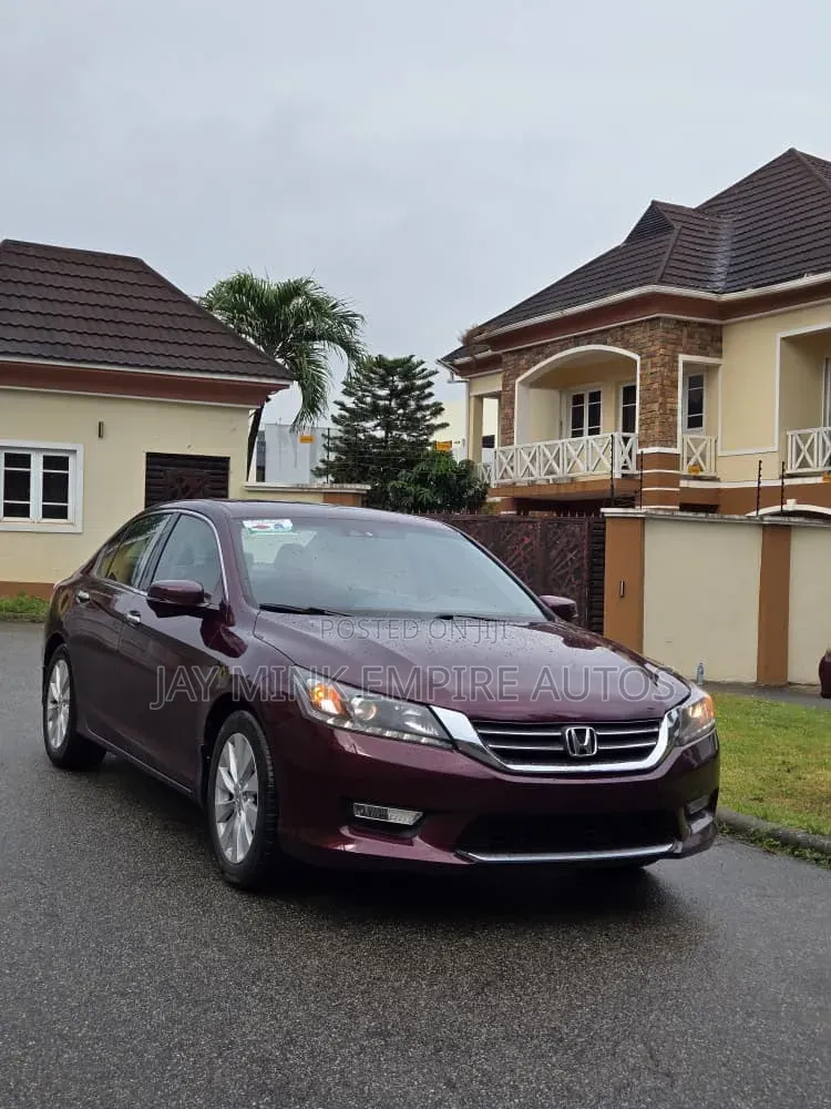 Honda Accord EX-L V-6 4dr Sedan (3.5L 6cyl 6A) 2014 Red