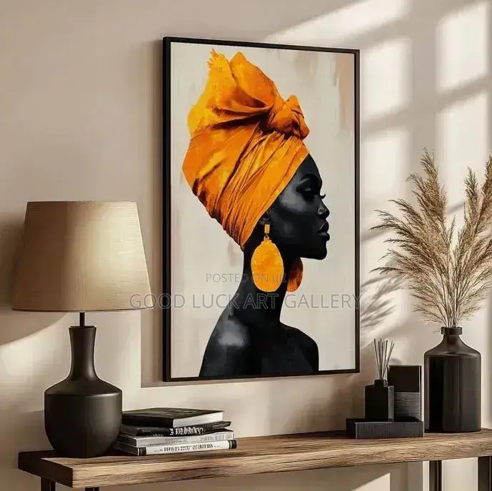 African Inspired Model Art