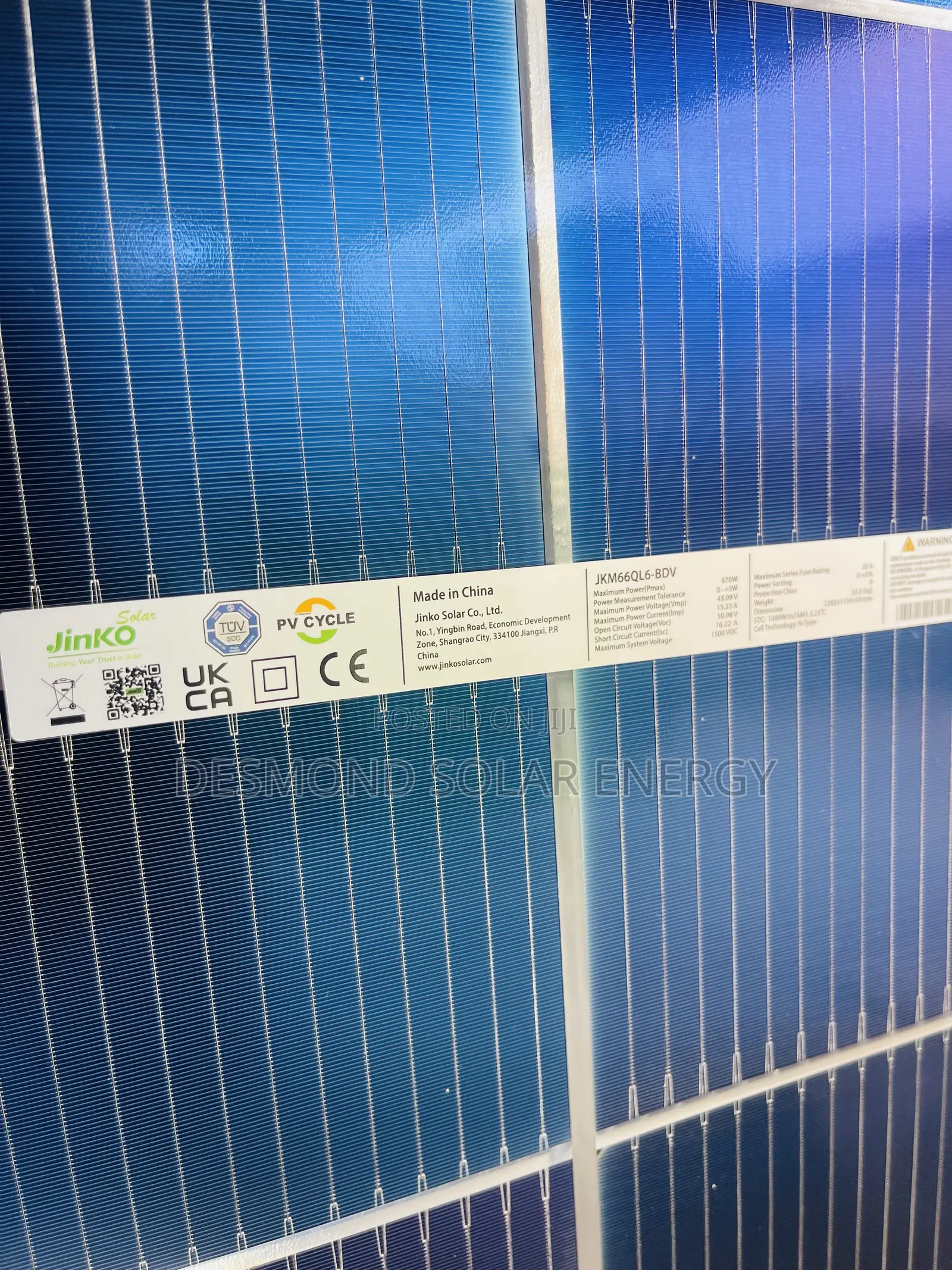 670w Original Byficha Jinko Solar Panels Is Available With Discoun Now