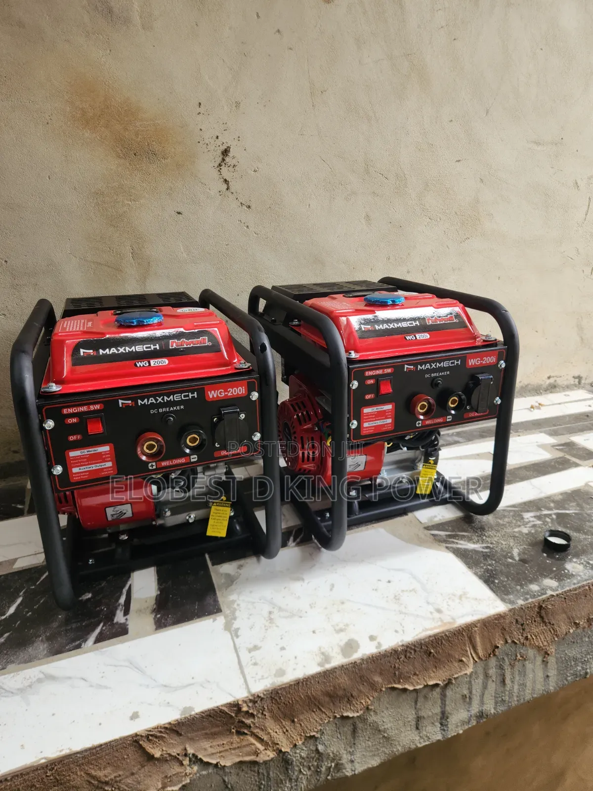 1.3KVA Maxmech Welding Generator WG200i 2 Years Warranty