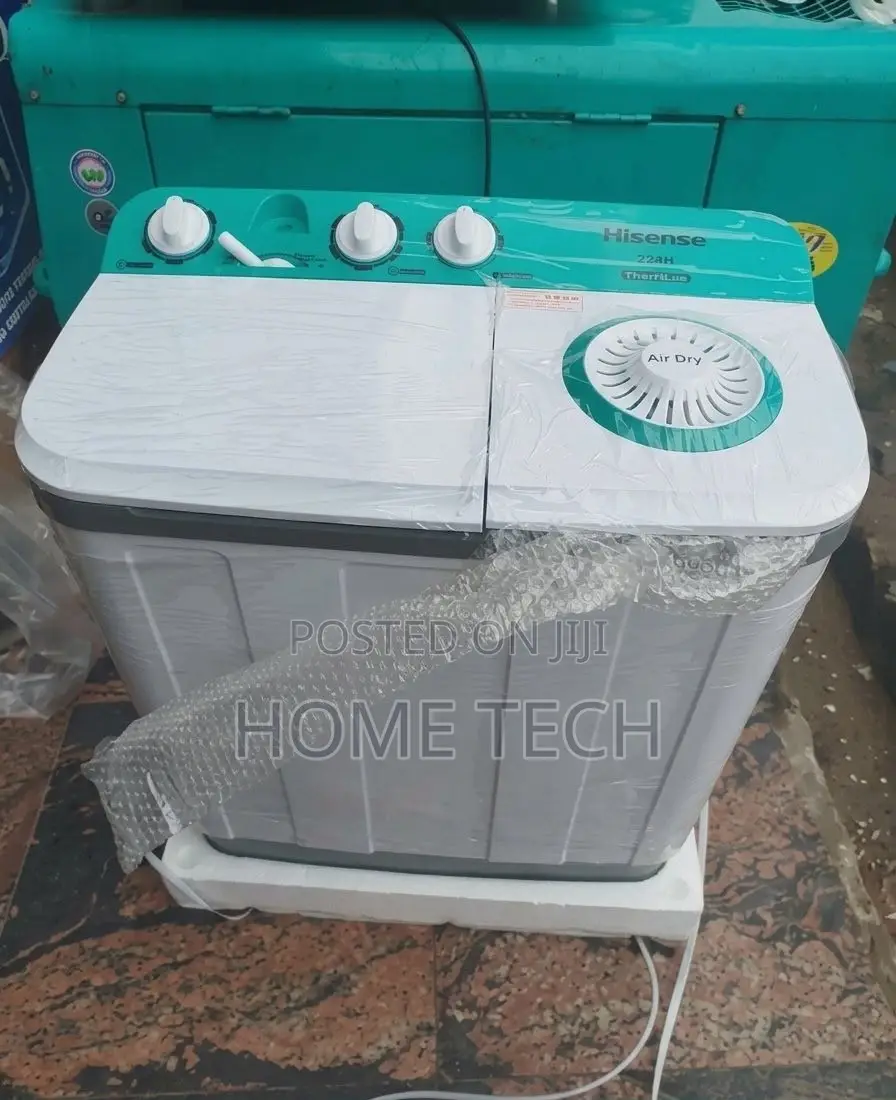 Hisense 7.5kg Twin Tub Washing Machine With Automatic Air Spin Dryer