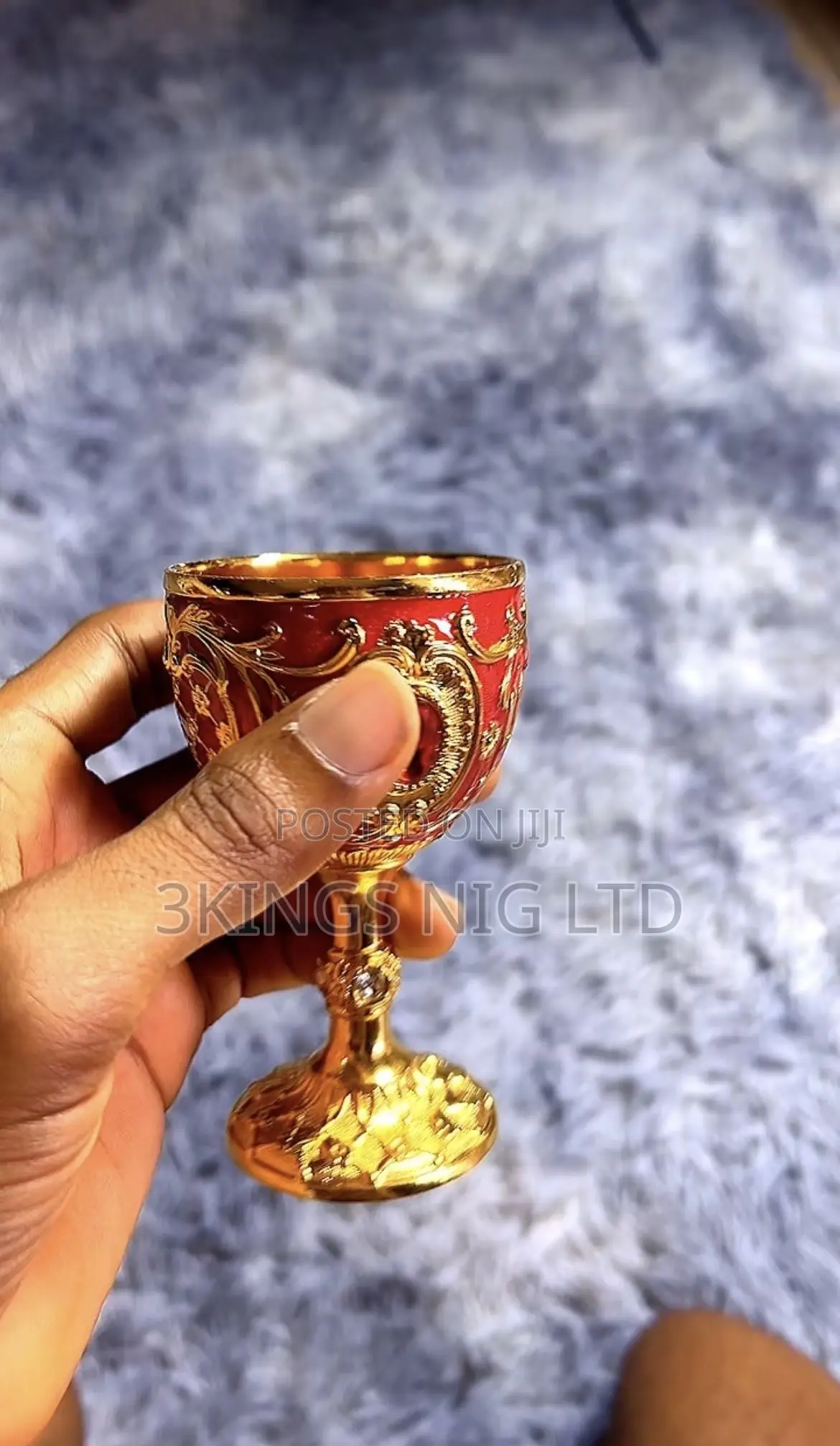 Holy Grail Cup With Gemstone