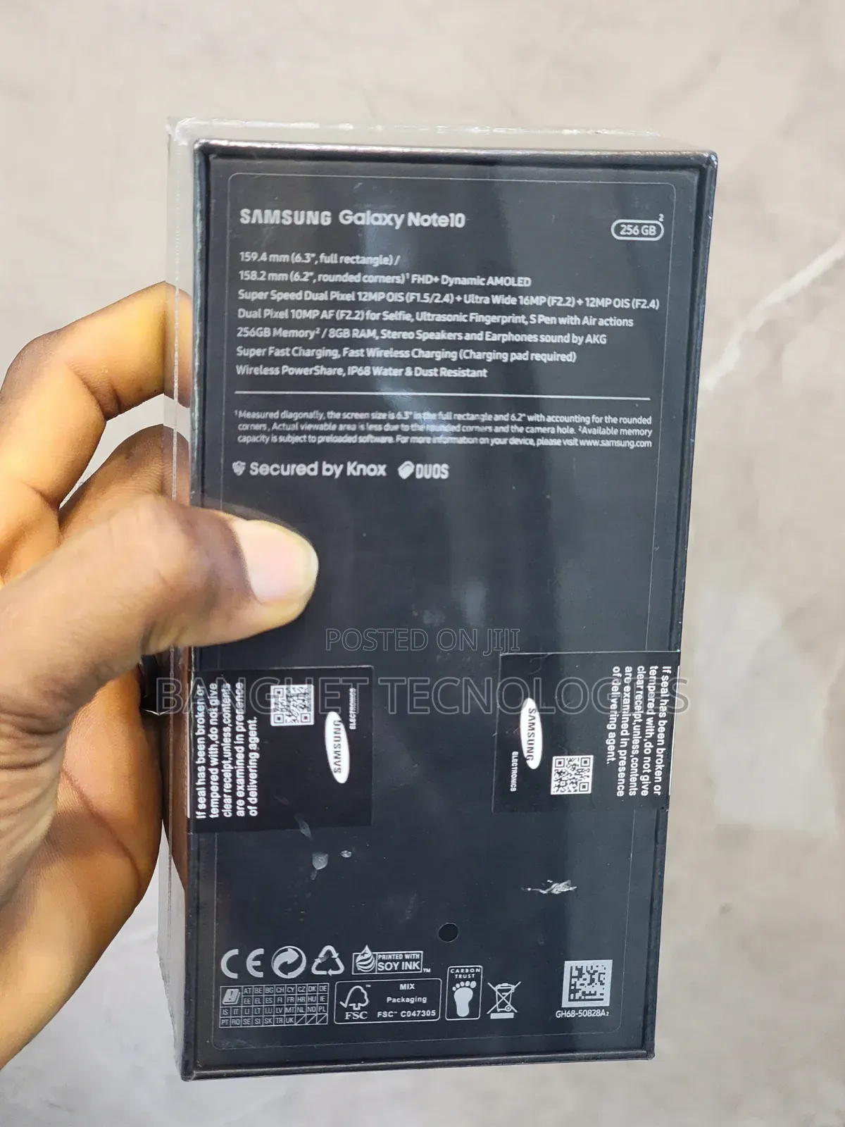 New Samsung Galaxy Note 10 5G 256 GB Black