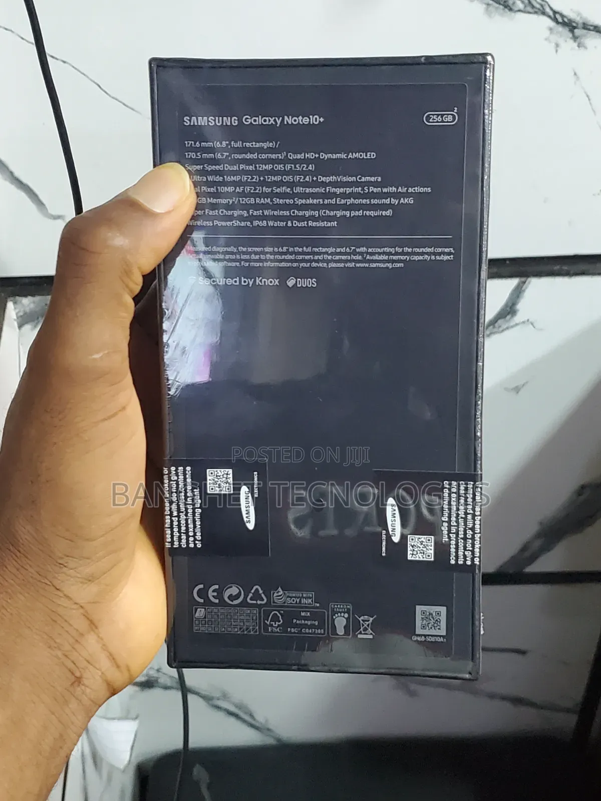 New Samsung Galaxy Note 10 Plus 256 GB Black