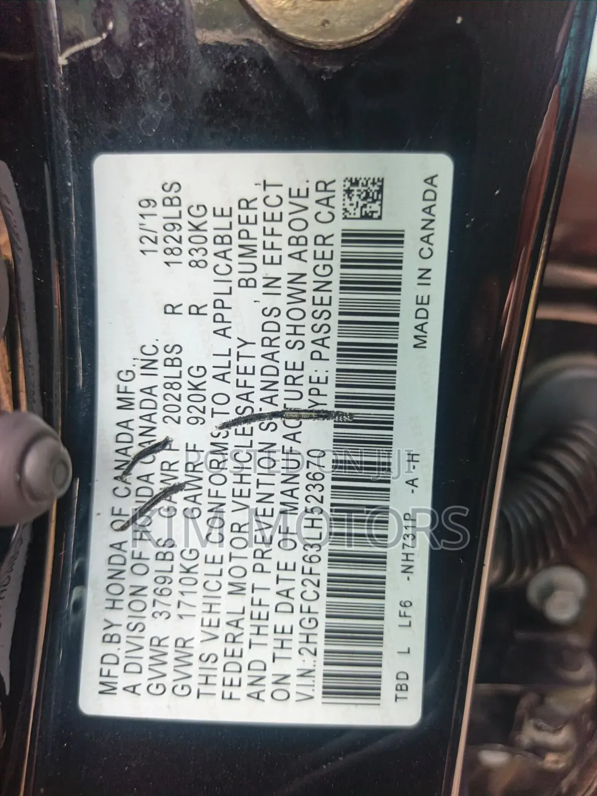 Honda Civic 2020 Black