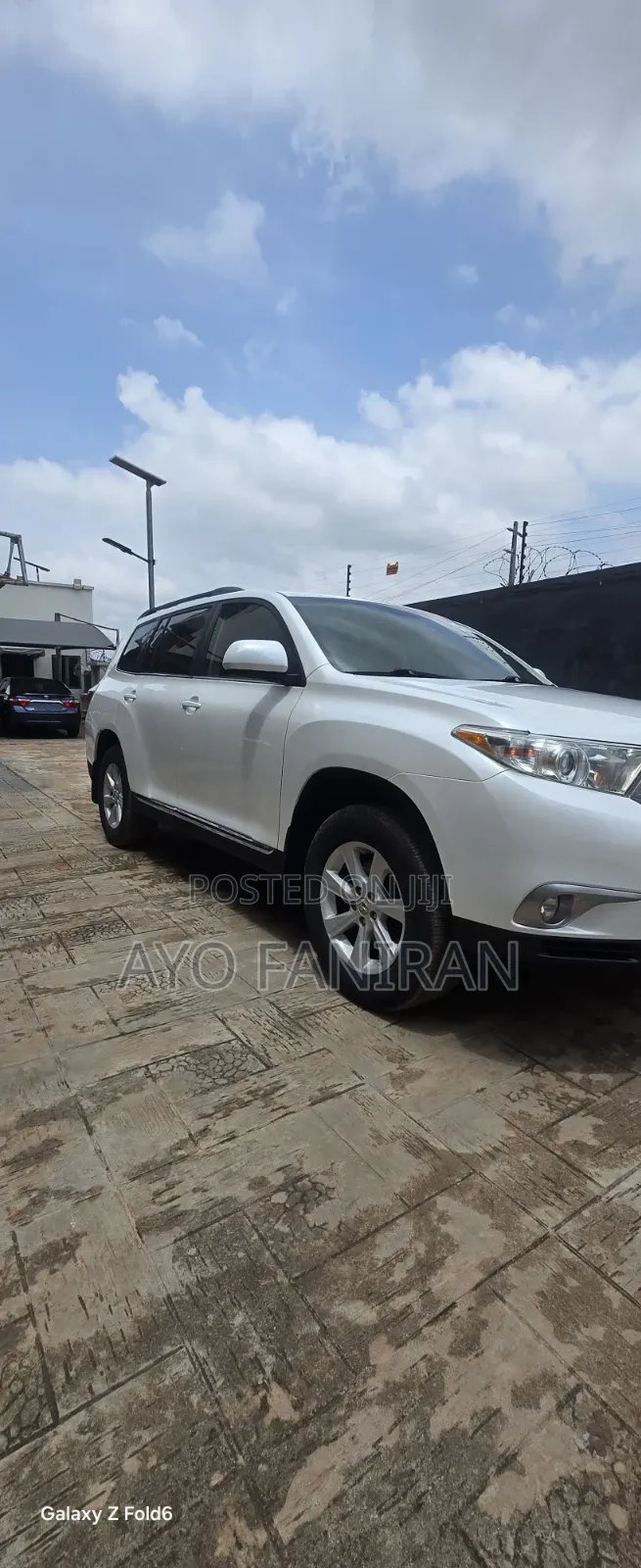 Toyota Highlander SE 3.5L 4WD 2013 White