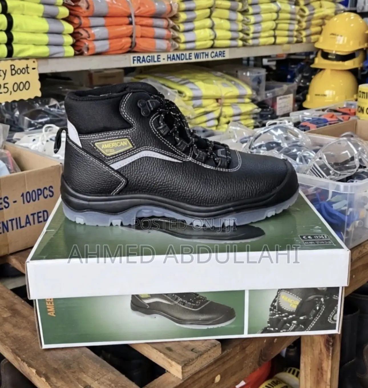 American Steel Safety Boots