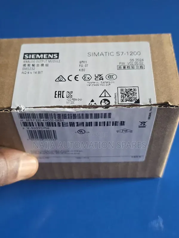 Siemens | 6es7232-4hd32-0xbo | Simatic Sm1232 4 Ao Analog Output