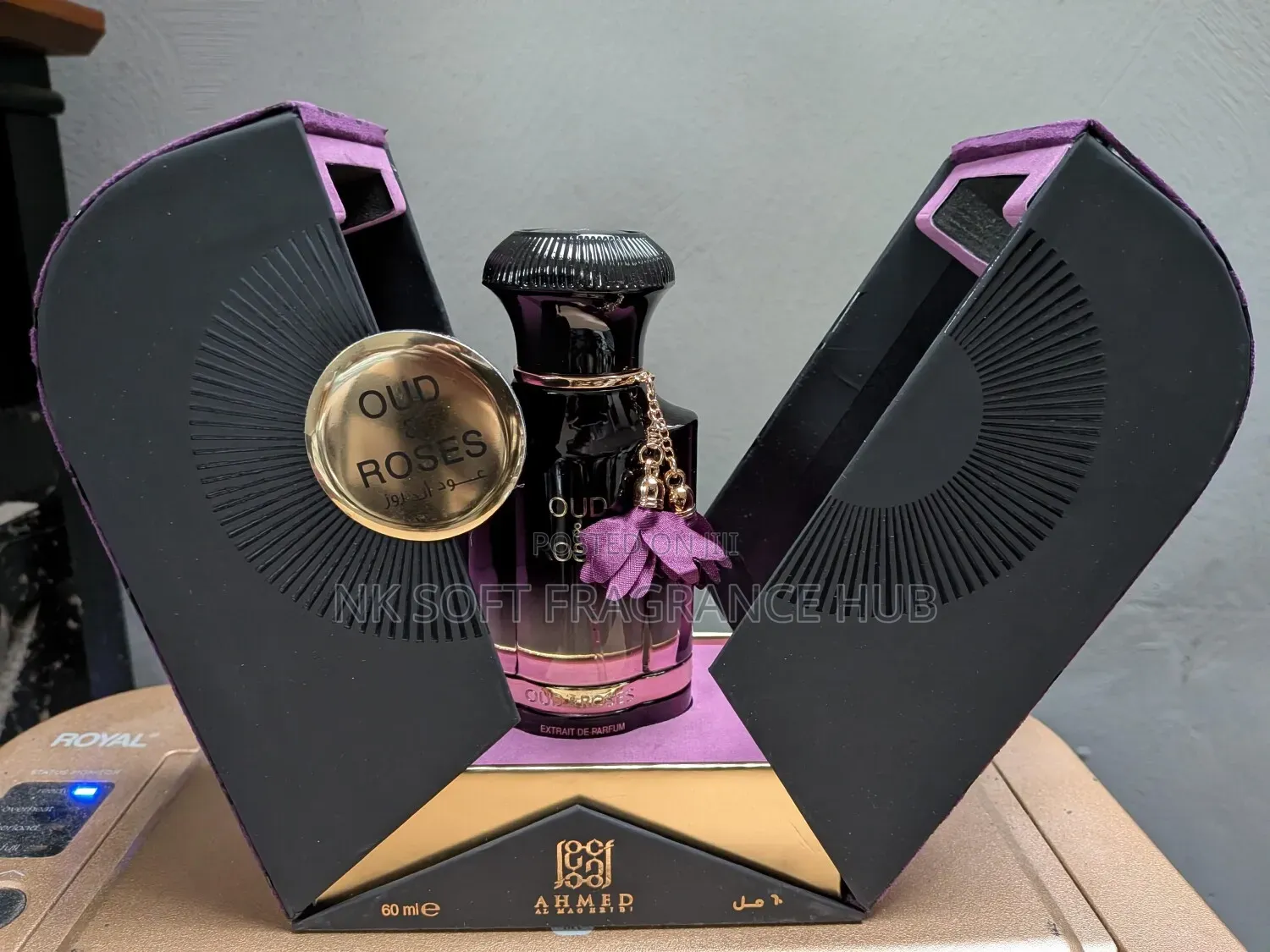 Oud Roses Perfume 60ml by Ahmed Al Maghribi