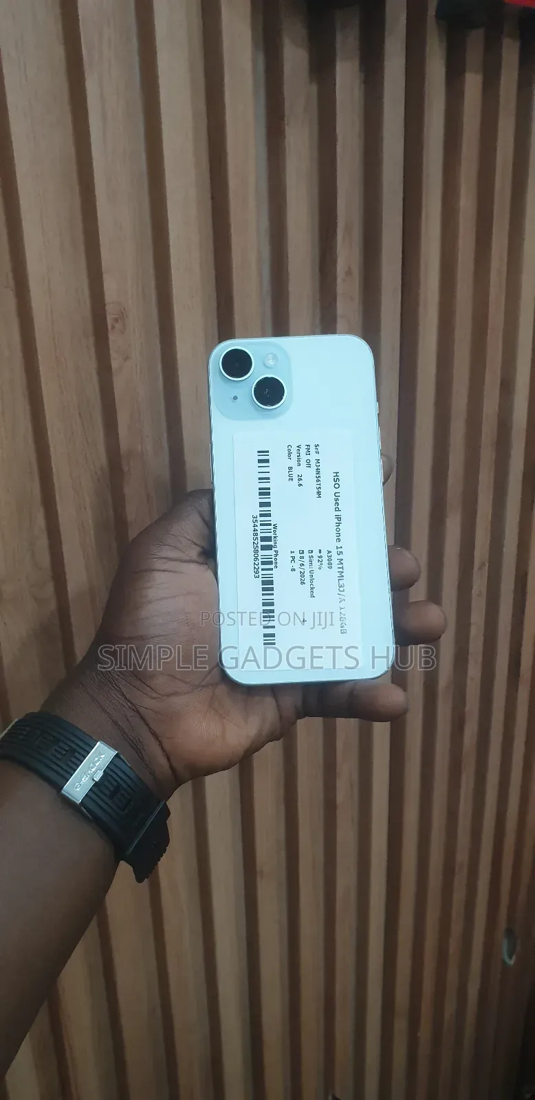 New Apple iPhone 15 128 GB Blue