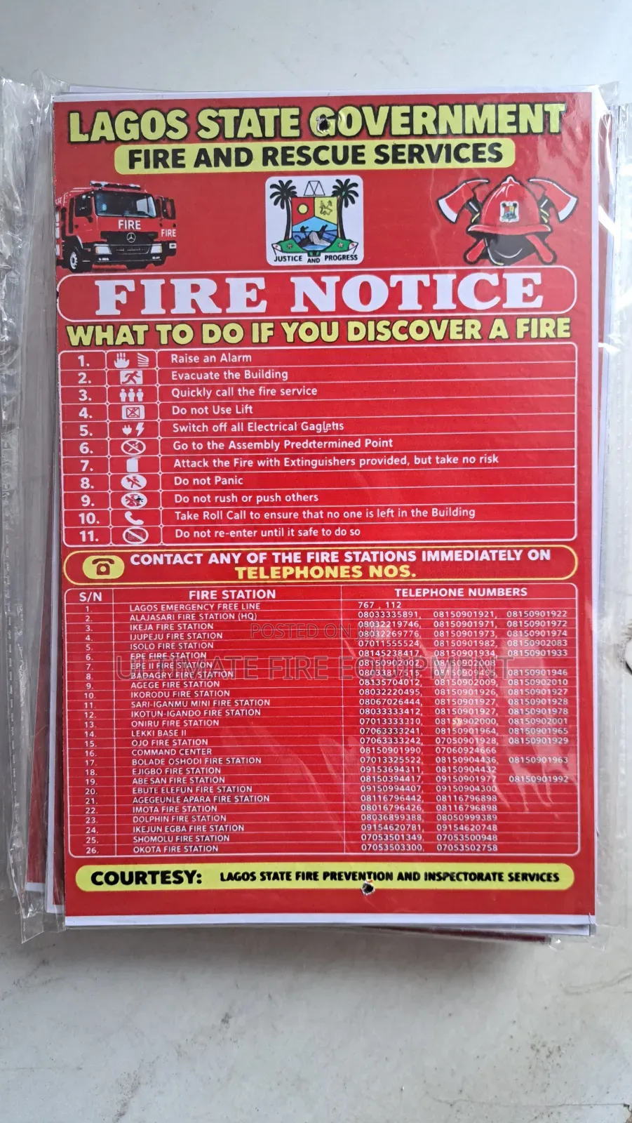 Fire Notice