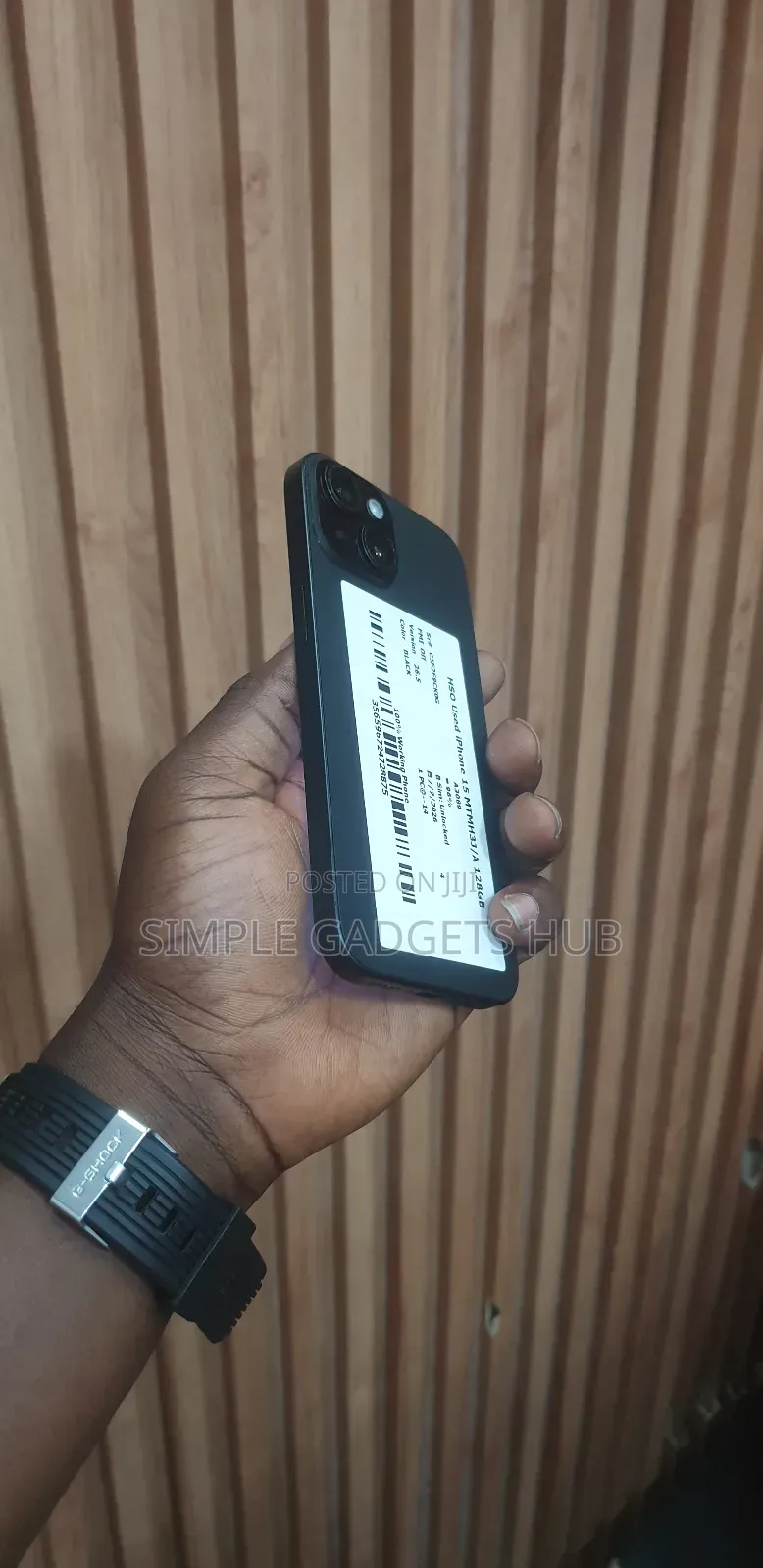 New Apple iPhone 15 128 GB Black