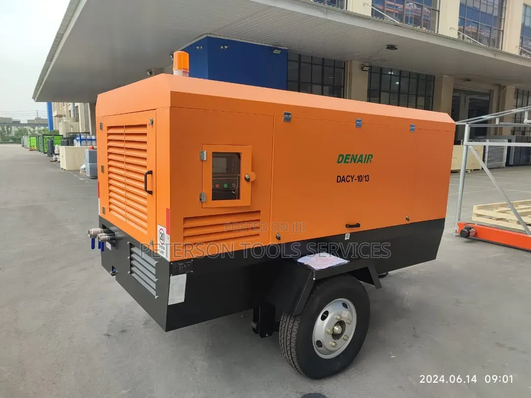 DENAIR DACY-10/13 Diesel-Driven Portable Screw Air Compressor