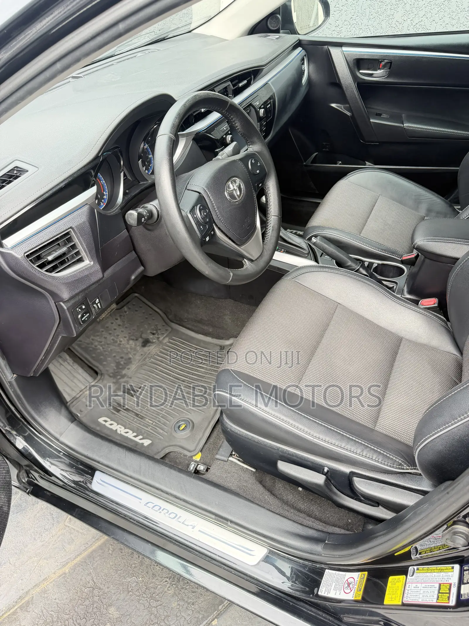 Toyota Corolla S Plus 4dr Sedan (1.8L 4cyl CVT) 2015 Black