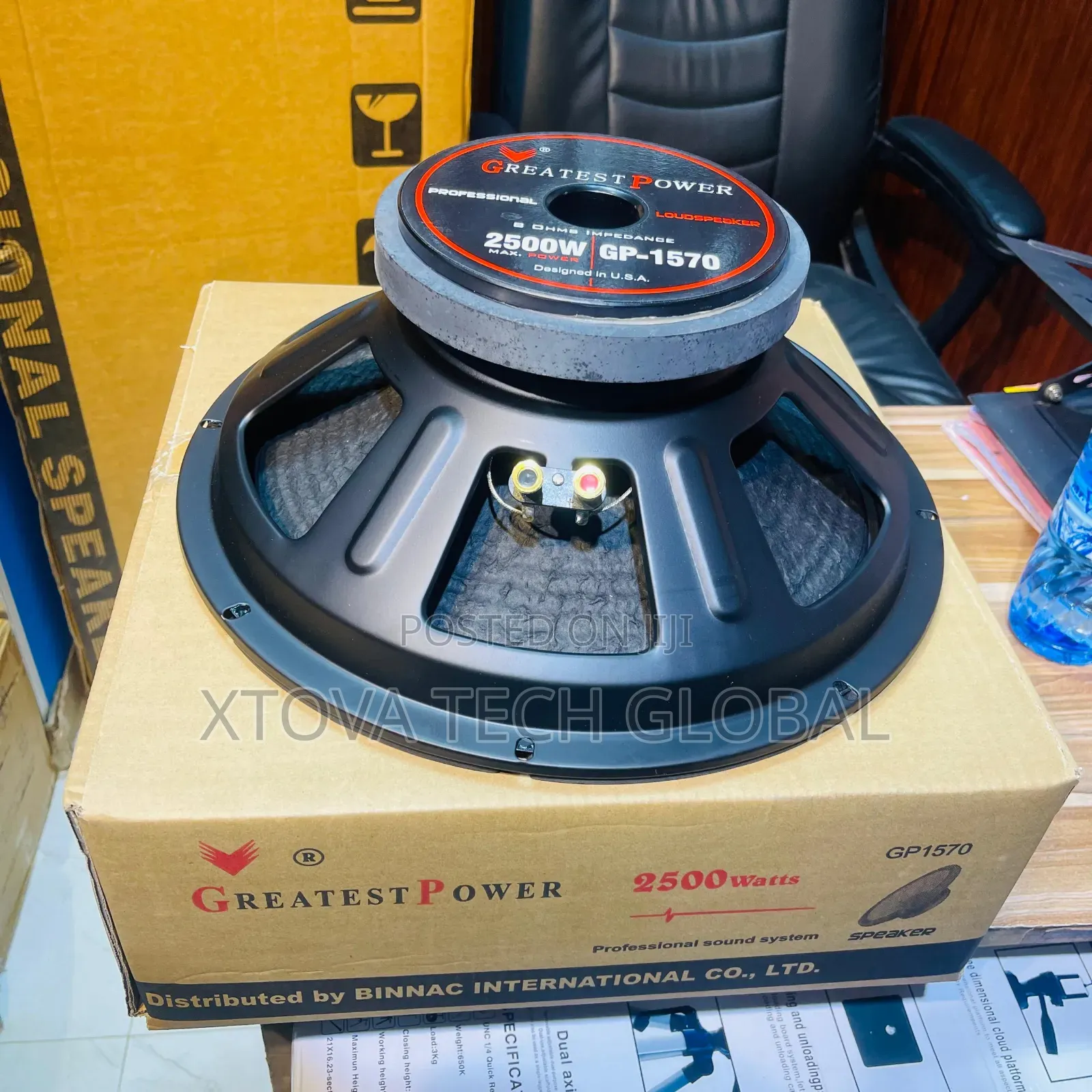 Greatest Power GP-1570 2500W Professional Loudspeaker – 8 Ohms.