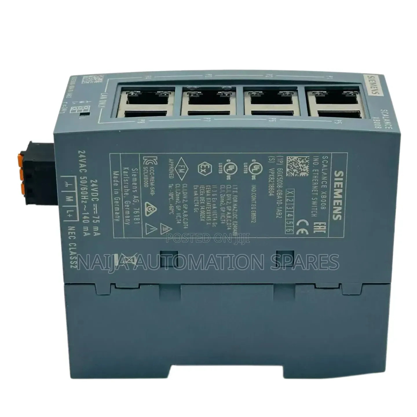 Siemens SCALANCE XB008 Unmanaged 8 X RJ45 Switch | 6gk5008-0ba10-1ab2
