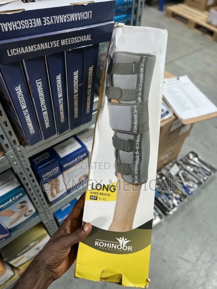 Long Knee Immobiliser Brace
