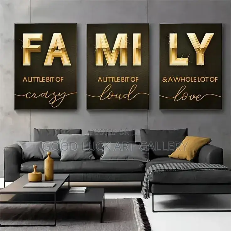 Set of 3 Family Art