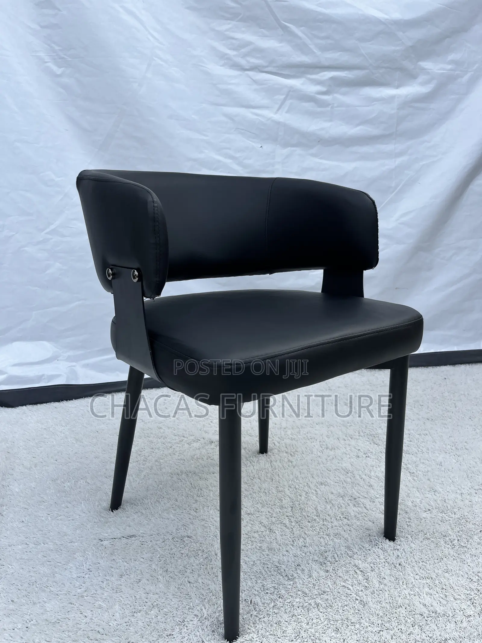 Modern Upholstered Dining Chair – Available in Grey Brown
