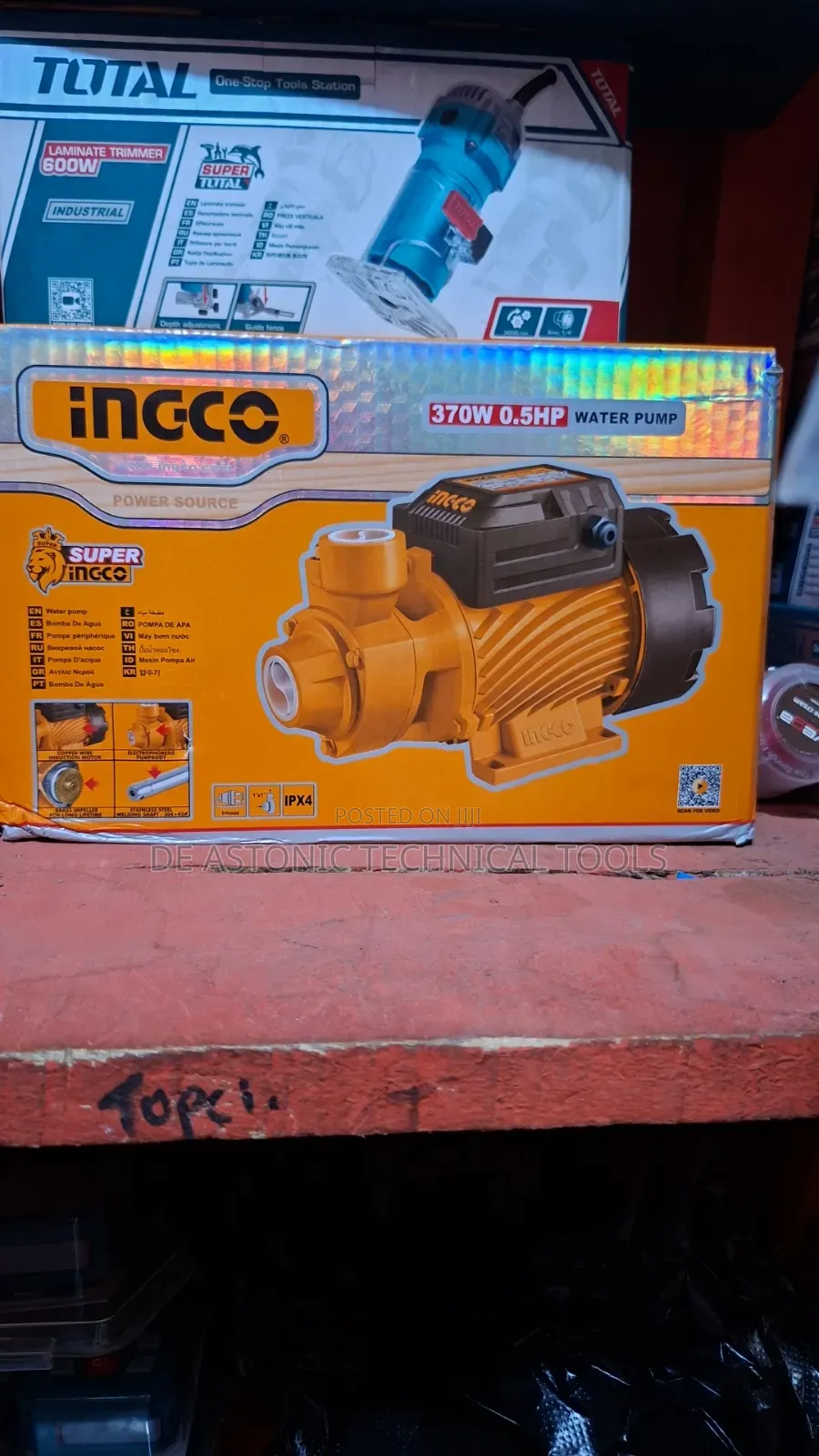 Ingco Surface Water Pump 0.5hp