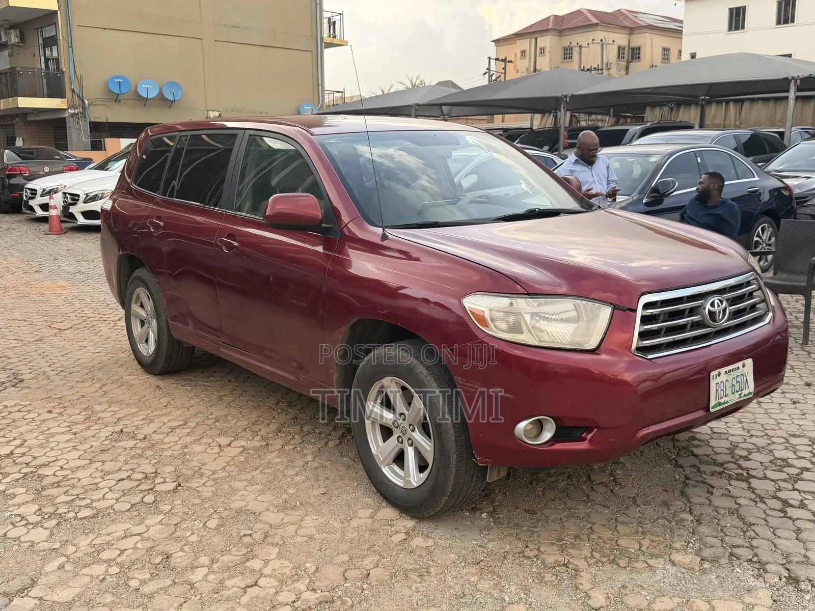 Toyota Highlander Sport 2010 Burgundy