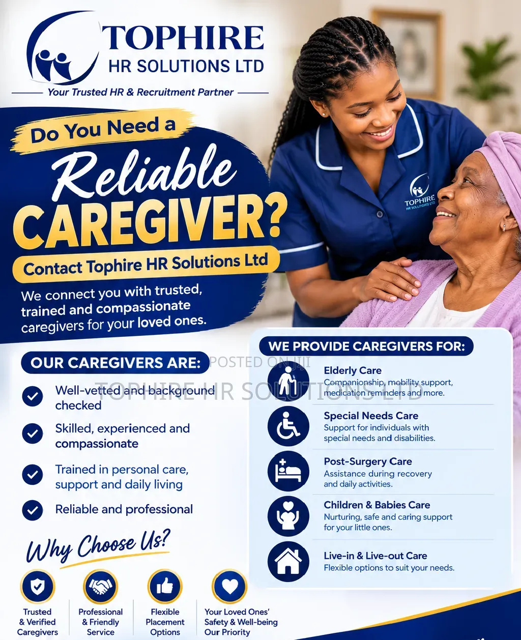 Do You Need a Reliable Caregiver?