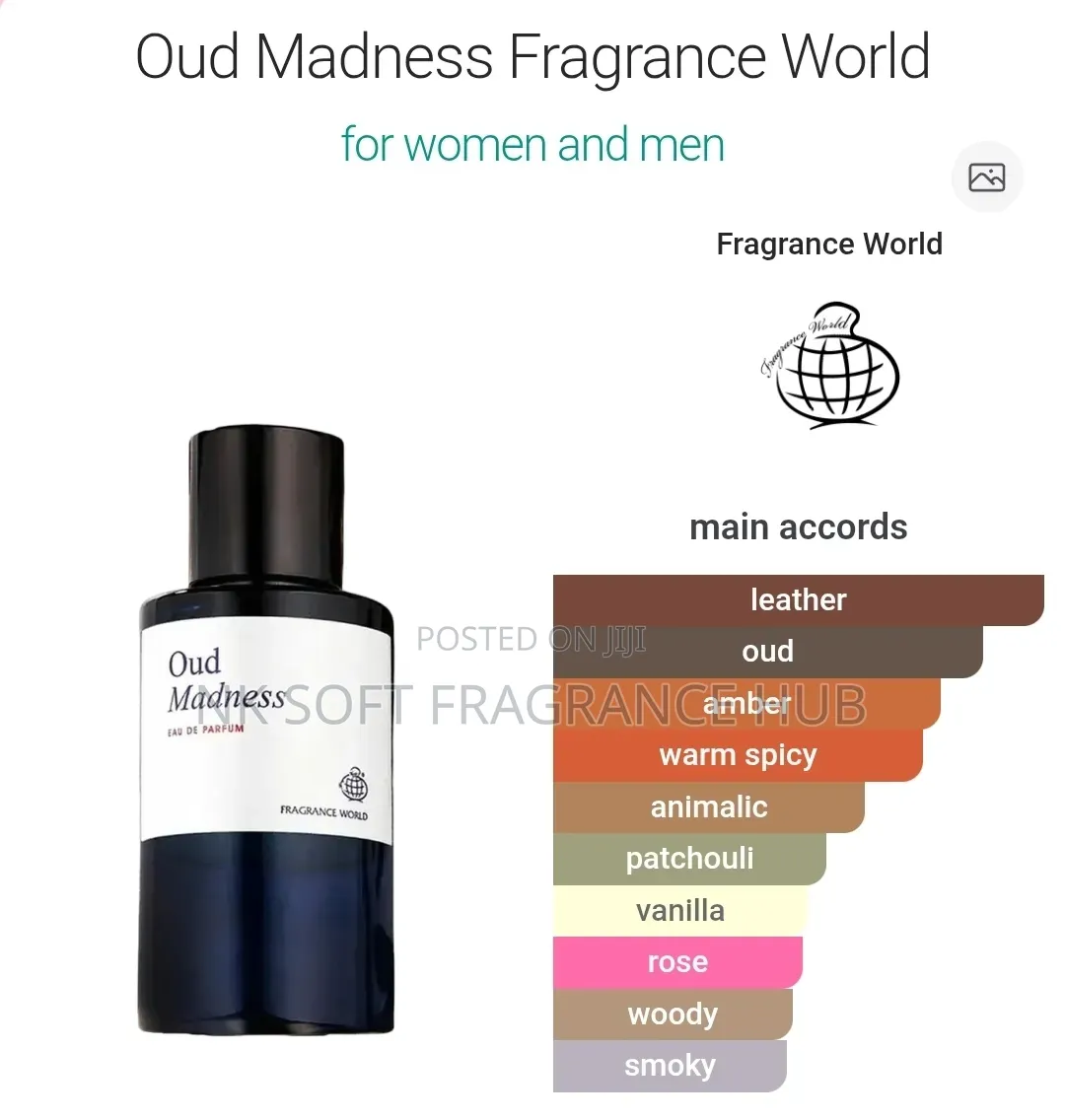 Oud Madness Perfume 60ml by Fragrance World