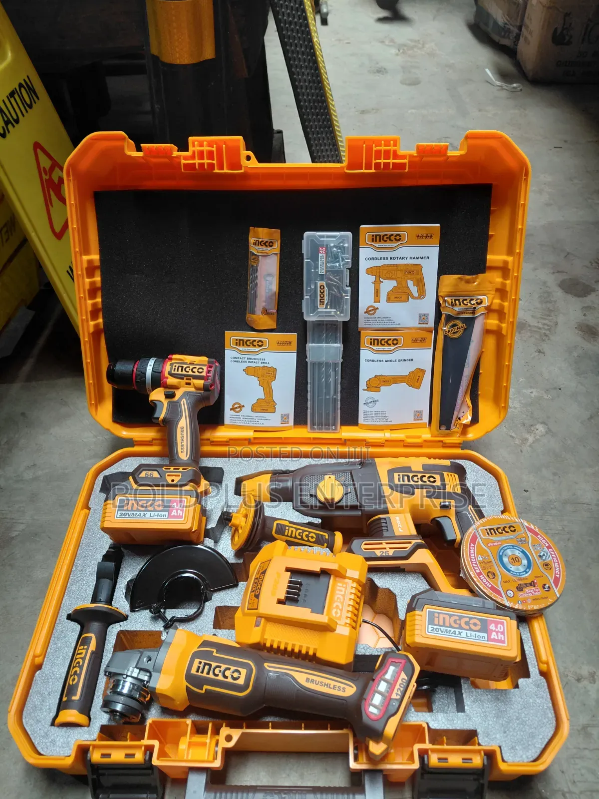 3 in 1 Ingco Cordless Combo Kit Machine