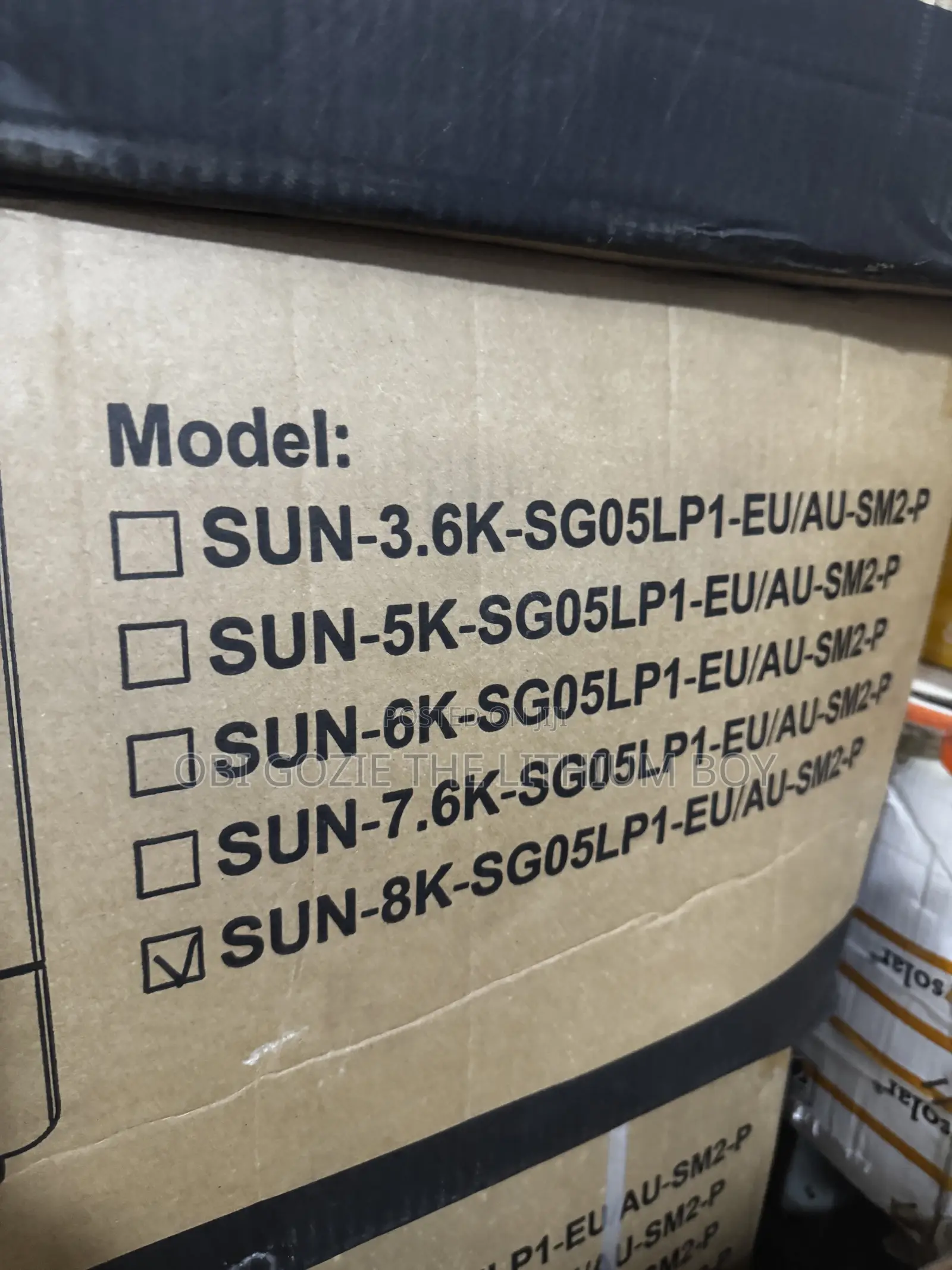 8kva 48v Deye 3-Phase Pure Sine Wave Solar Hybrid Inverter in Lagos