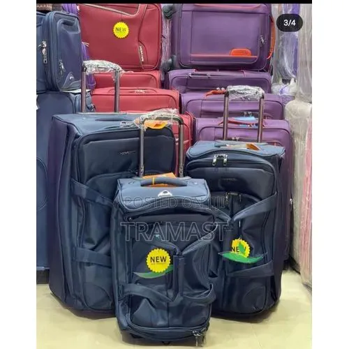 3 PCs Leavesking Trolley Duffel Bag