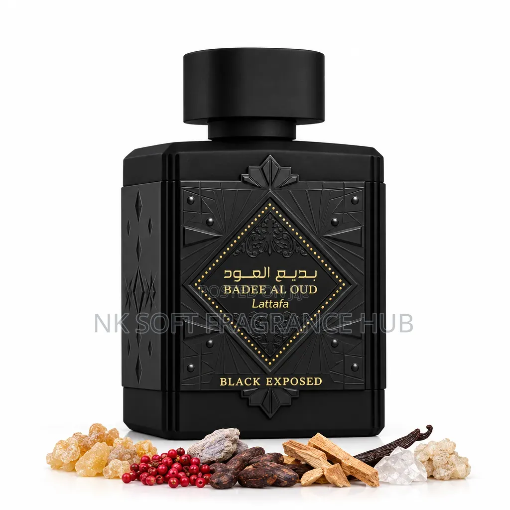Badee Al Oud Black Exposed Perfume 100ml by Lattafa