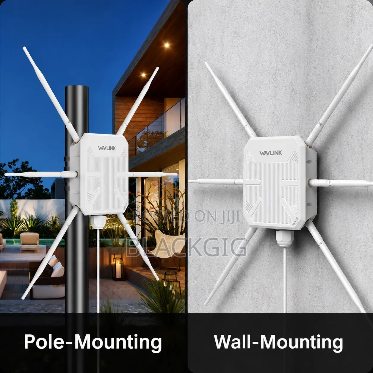 AX3000 Outdoor POE Access Point AP Wifi Extender Repeater Router 3000M