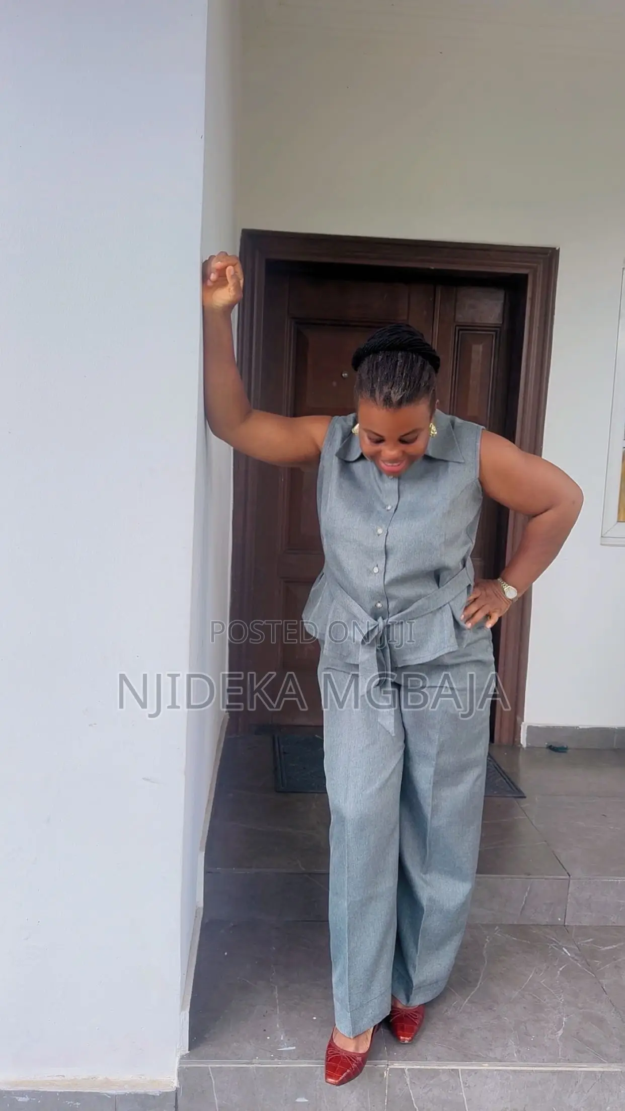 Elegant Grey Two-Piece Set – RTWbyJide