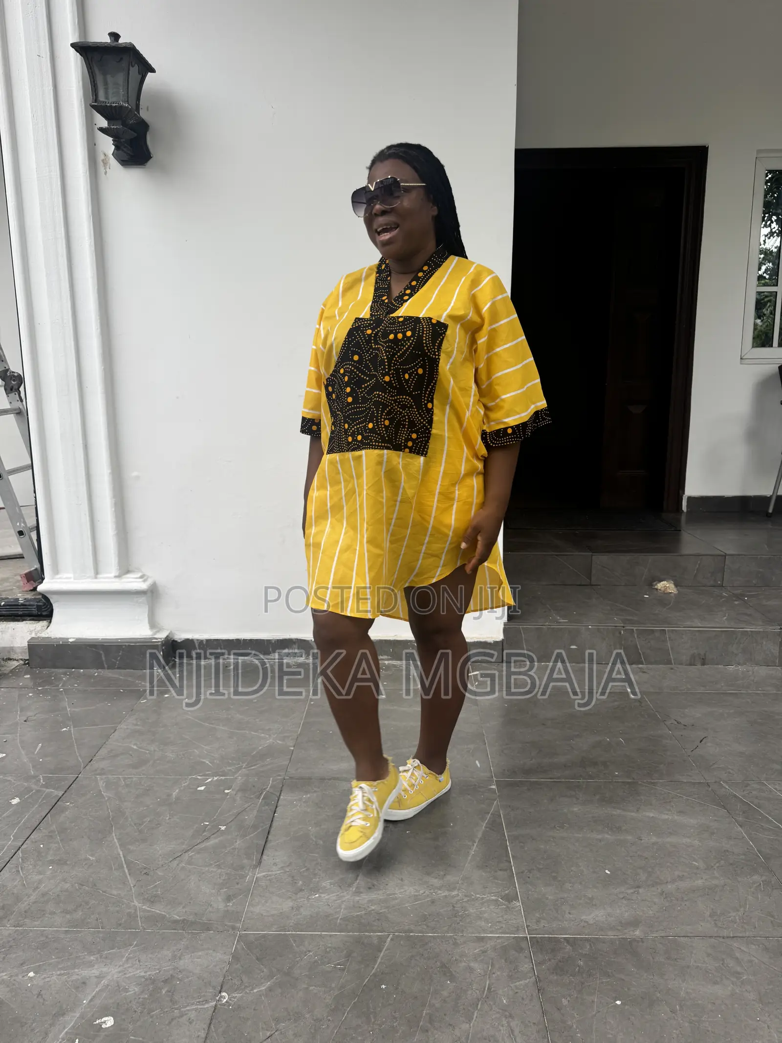Mustard Yellow Ankara Dress – RTWbyJide