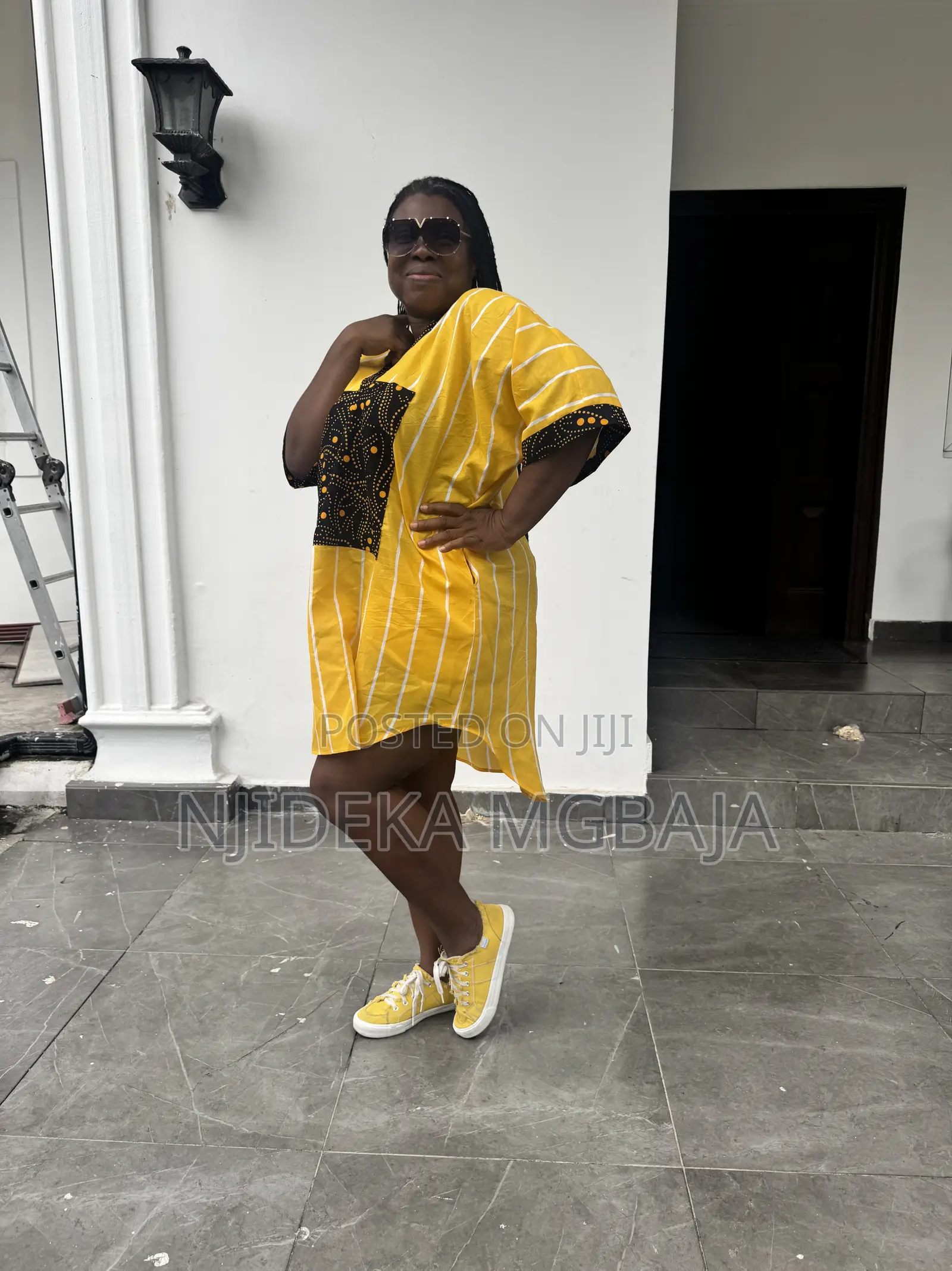 Mustard Yellow Ankara Dress – RTWbyJide