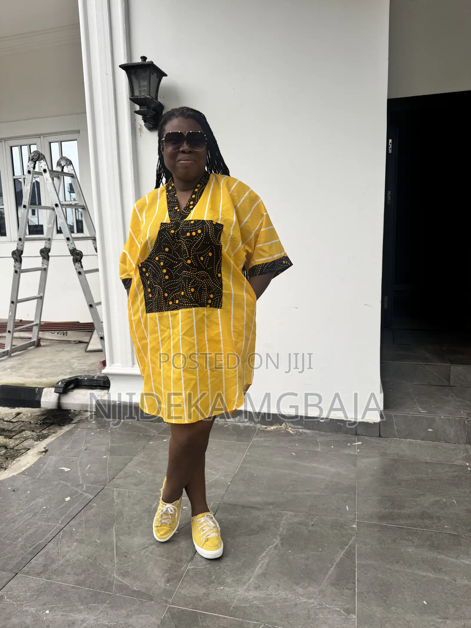 Mustard Yellow Ankara Dress – RTWbyJide