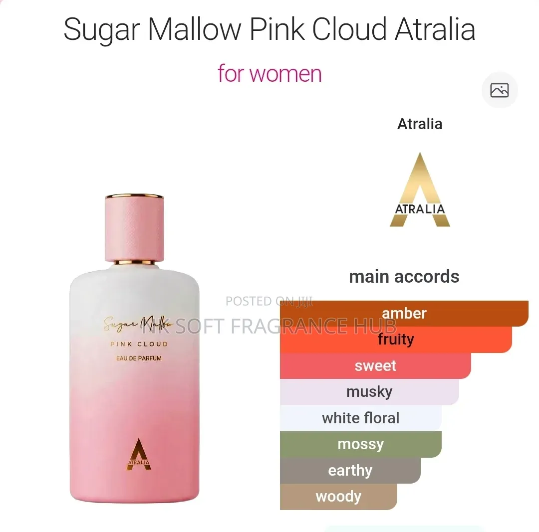 Sugar Mallow Pink Cloud Perfume 100ml by Atralia