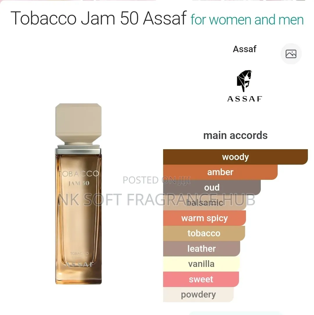 Tobacco Jam 50 Extrait De Parfum 100ml by ASSAF