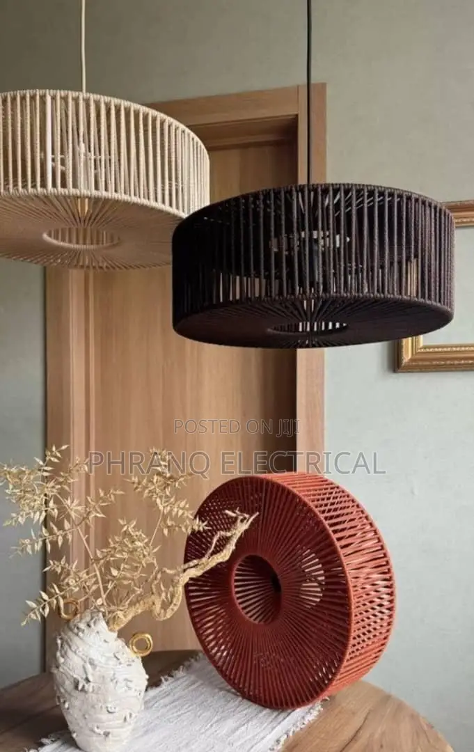 Vintage Hemp Rope Lamp