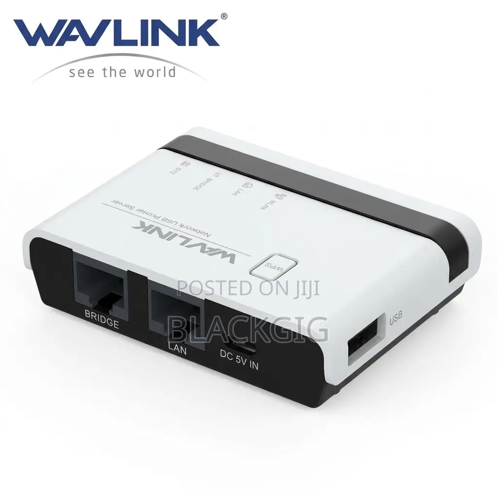 Wireless Hardware/Printer Server Wired Internet Wifi Printing LAN Mode