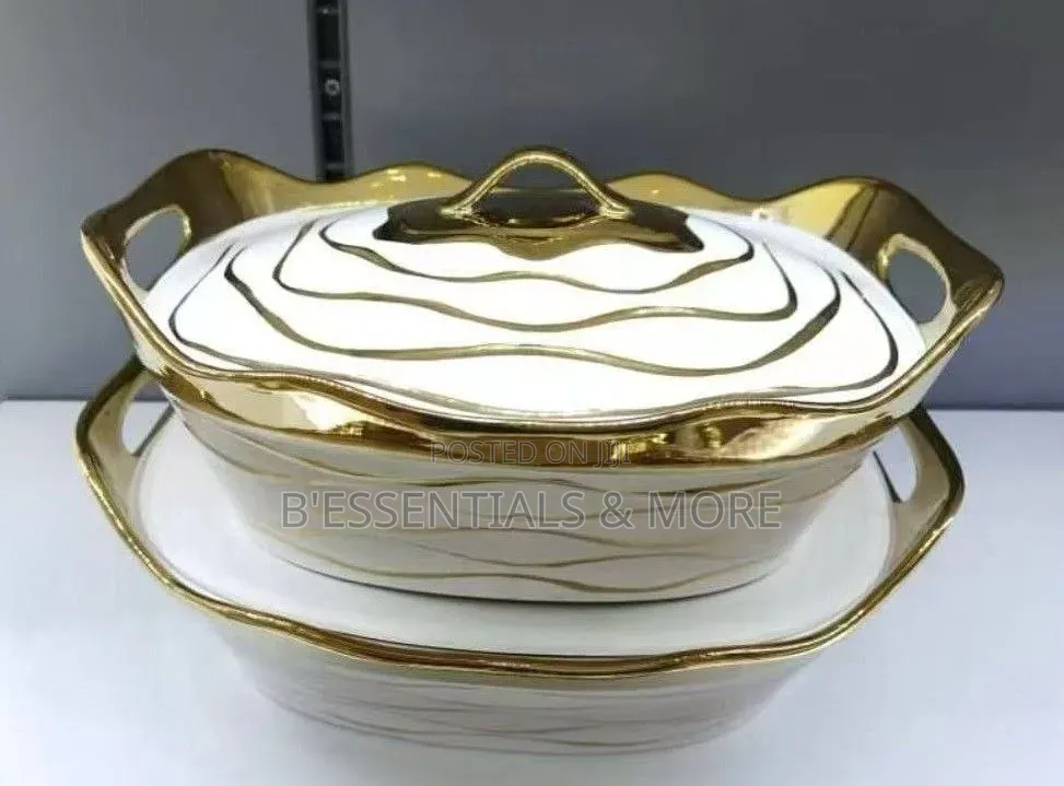 Luxury 2pcs Ceramic Dish Set 