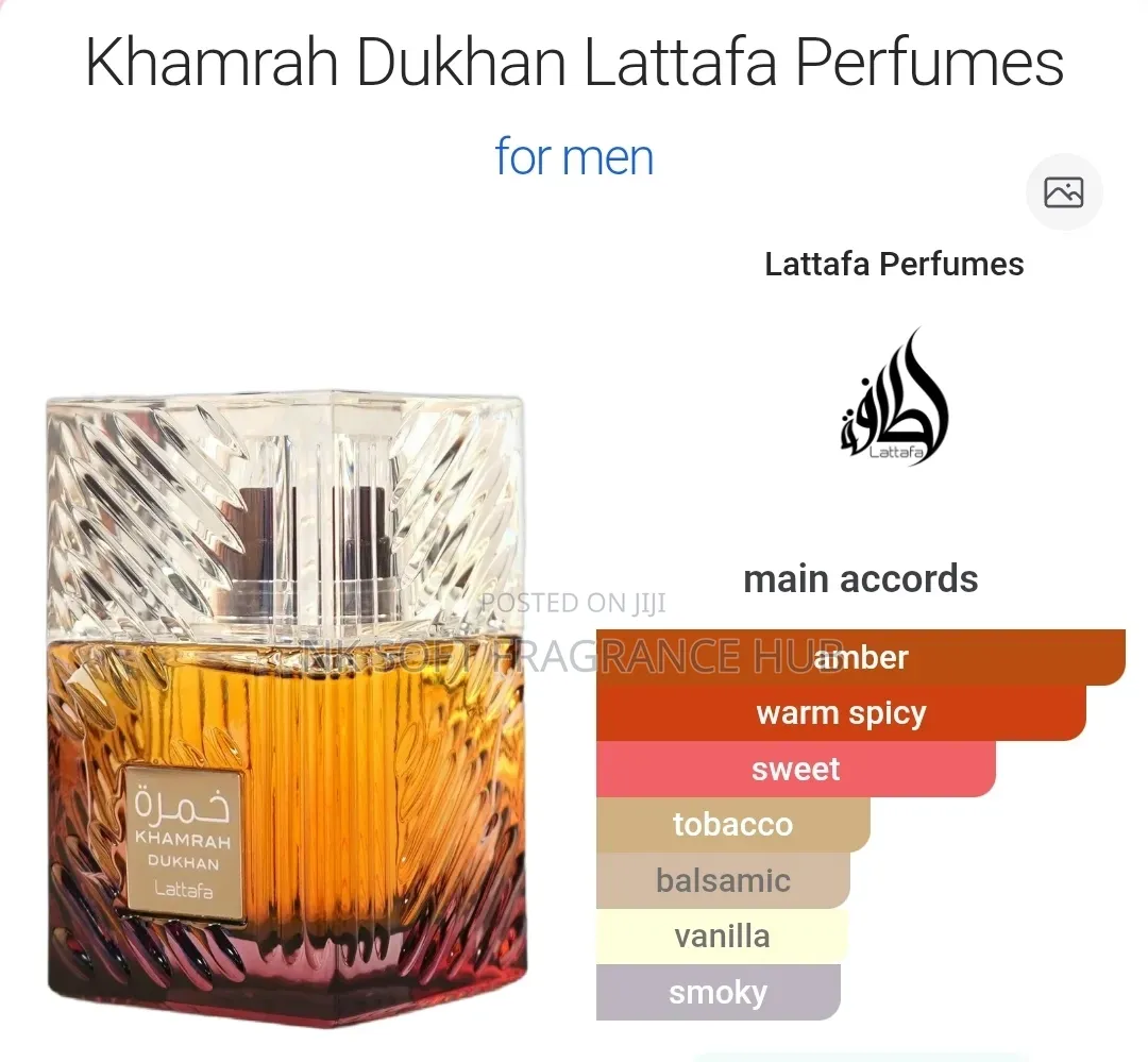 Khamrah Dukhan Perfume 100ml by Lattafa