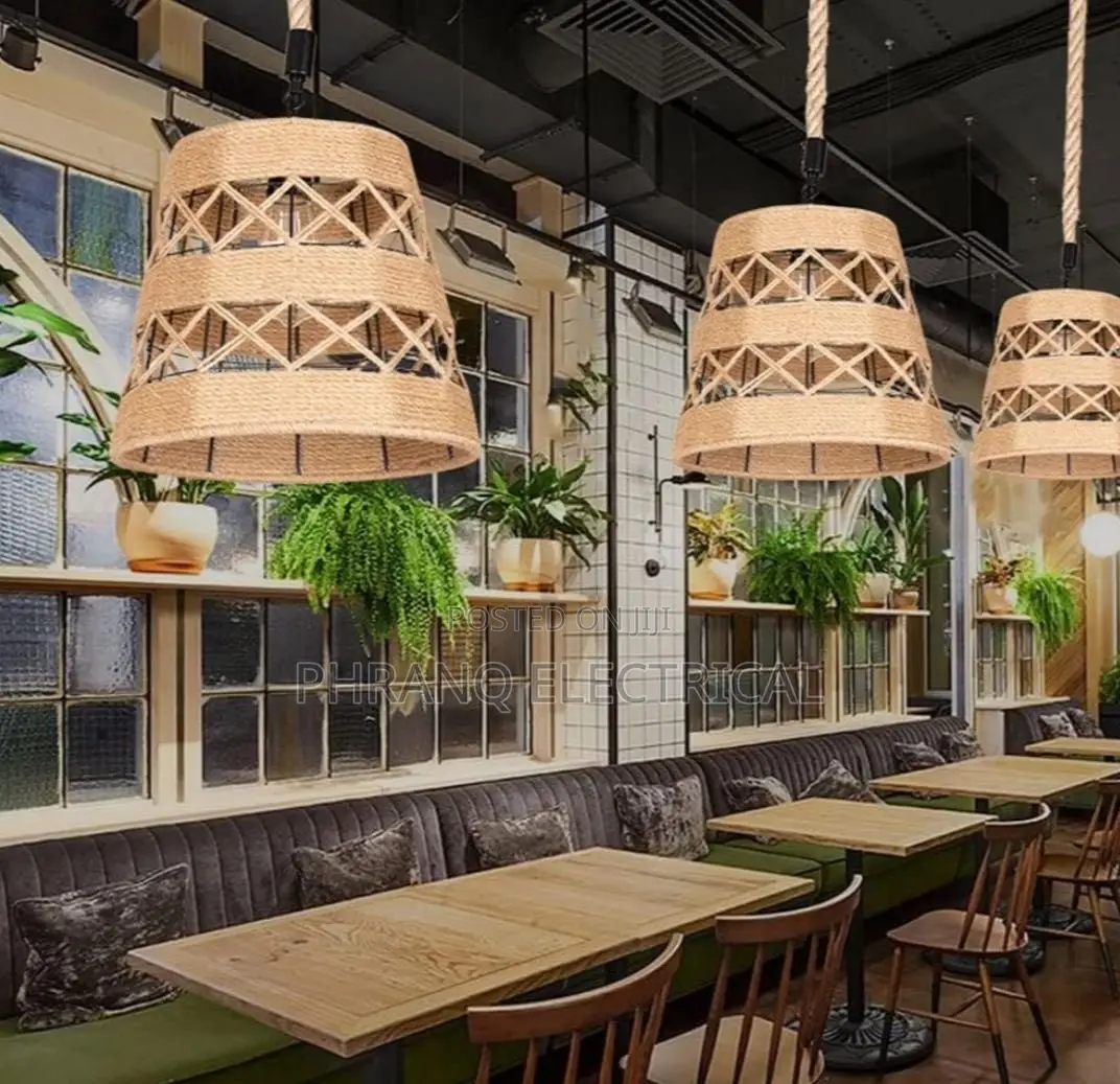 Luxury Italian Creative Designer Rope LED Pendant Lamp